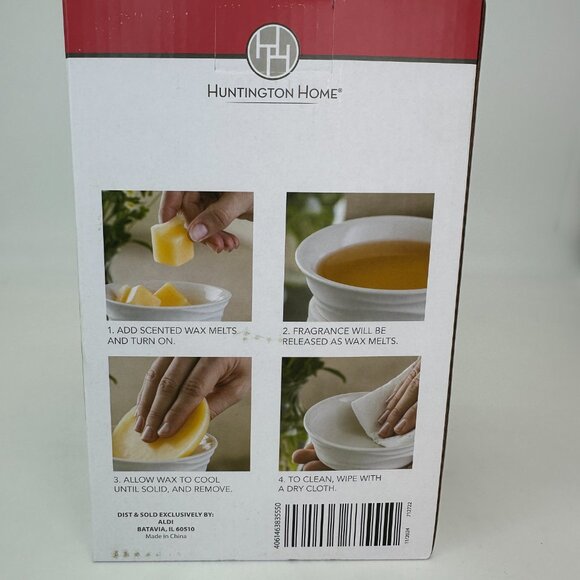 NIB Ceramic Lighted Santa Wax Warmer –Christmas Holiday Décor - Picture 2 of 4